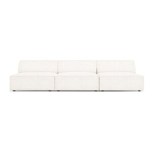 Krem sofa od bouclé tkanine 240 cm Jodie – Micadoni Home