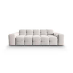 Svijetlo siva baršunasta sofa 222 cm Kendal - Micadoni Home