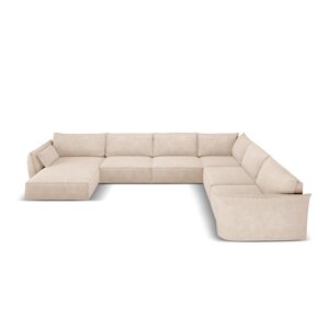 Bež kutna garnitura (desni kut) Vanda - Mazzini Sofas