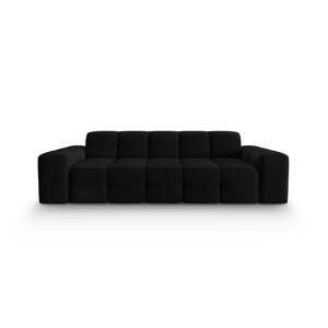 Crni baršunasti kauč 222 cm Kendal - Micadoni Home