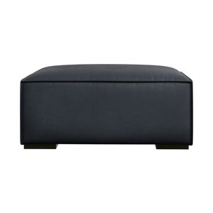 Tamno plavi kožni tabure Madame – Windsor & Co Sofas