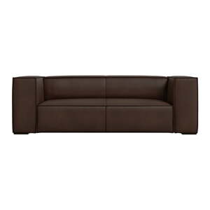 Tamno smeđa kožna sofa 212 cm Madame - Windsor & Co Sofas