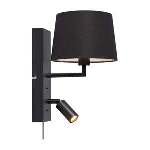 Crna LED zidna lampa (duljina 28,5 cm) Como - Markslöjd