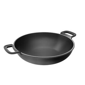 Wok tava od lijevanog željeza ø 30 cm Massive - Tescoma