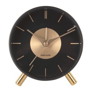 Budilica ø 11 cm Zlatni disk – Karlsson
