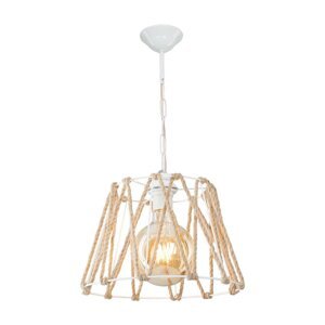 Stropna lampa u bijeloj prirodnoj boji 55x30 cm - Squid Lighting