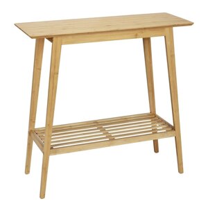 Konzolni stol od bambusa u prirodnoj boji 30x80 cm Kona - Wenko