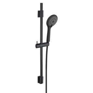 Crni tuš set od nehrđajućeg čelika 70 cm Water Saving - Wenko