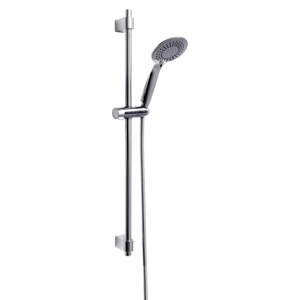 Tuš set od nehrđajućeg čelika u sjajnoj srebrnoj boji 66 cm Young - Wenko