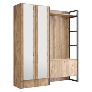 Garnitura za hodnik u dekoru bora Yvette - Kalune Design