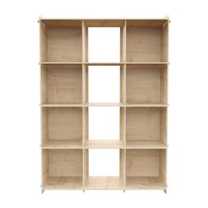 Polica za knjige u dekoru hrasta 92,5x132 cm Zimba - Kalune Design