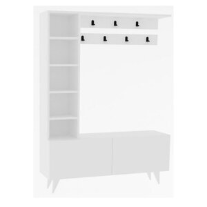 Bijeli set za hodnik Bahar - Kalune Design