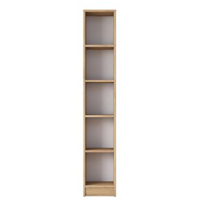 Polica za knjige u dekoru oraha u prirodnoj boji 30x170 cm Allen - Kalune Design