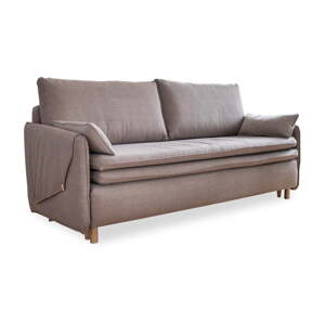 Svjetlo smeđa sklopiva sofa 207 cm Simon – Miuform