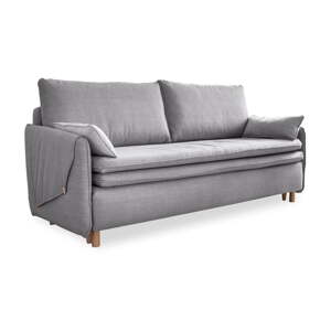 Svijetlo siva sklopiva sofa 207 cm Simon – Miuform