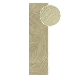 Zeleni vuneni tepih 60x230 cm Lino Leaf - Flair Rugs