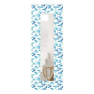 Zidno ogledalo s drvenim okvirom 40x120 cm - Wallity