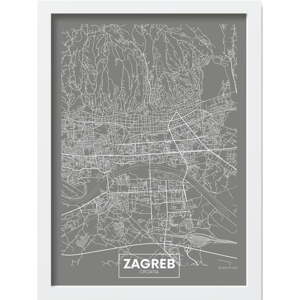 Slika 40x55 cm Zagreb – Wallity