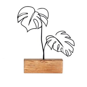 Metalni kipić Leaves - Mioli Decor