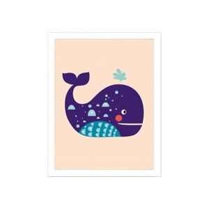 Dječja slika 24x29 cm Whale - Wallity