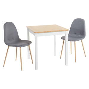 Set blagovaonskog stola Sydney i dvije blagovaonske stolice Lissa - Bonami Essentials