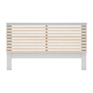 Bijelo/natur uzglavlje u dekoru bora 146x100 cm Campus – Marckeric