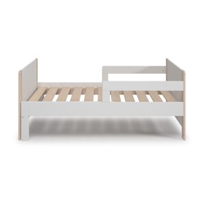 Bijeli/u prirodnoj boji podesivi dječji krevet 90x140/190 cm Willi – Marckeric