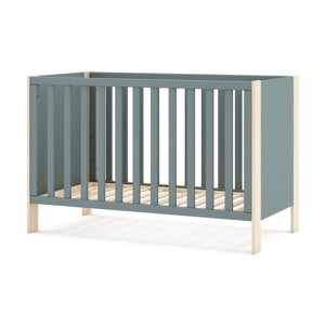 Dječji krevet 60x120 cm u prirodnoj boji/prljavo zeleni Esteban – Marckeric