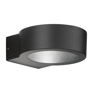 Crna LED zidna lampa Torres - Fischer & Honsel