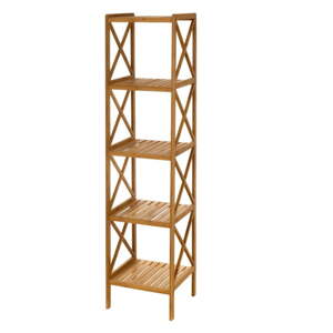 Kupaonska polica od bambusa u prirodnoj boji 36,5x153 cm – Casa Selección