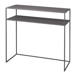 Tamno sivi metalni pomoćni stol 35x85 cm Fera – Blomus