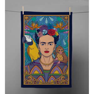 Kuhinjska krpa 43x64 cm Frida ArtDeco – Frida Kahlo