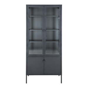 Crna metalna vitrina 80x180 cm Brisbane – House Nordic