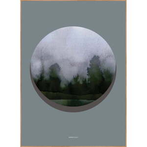 Slika 50x70 cm Water Circle - Malerifabrikken