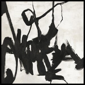 Ručno oslikana slika 100x100 cm Playblack 1 - Malerifabrikken