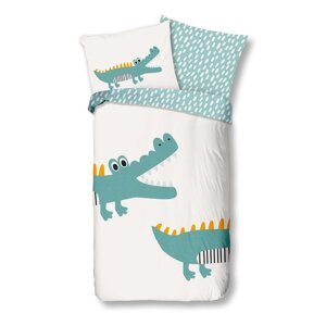 Pamučna dječja posteljina za krevet 140x200 cm Crocodile - Bonami Selection