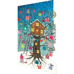 Čestitke u setu 5 kom s božićnim motivom Treehouse  – Roger la Borde