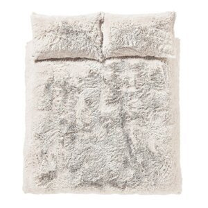 Bijela posteljina za bračni krevet/za produženi krevet od mikropliša 230x220 cm Cuddly – Catherine Lansfield