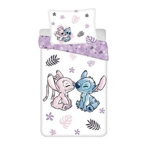 Pamučna dječja posteljina za krevet za jednu osobu 140x200 cm Lilo and Stitch – Jerry Fabrics