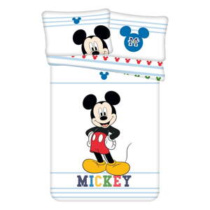 Pamučna dječja posteljina za dječji krevetić 100x135 cm Mickey – Jerry Fabrics