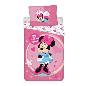 Dječja posteljina za krevet za jednu osobu od mikrovlakana 140x200 cm Minnie Sweet Like Me – Jerry Fabrics