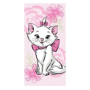Ružičasti pamučan dječji ručnik 70x140 cm Marie Cat – Jerry Fabrics