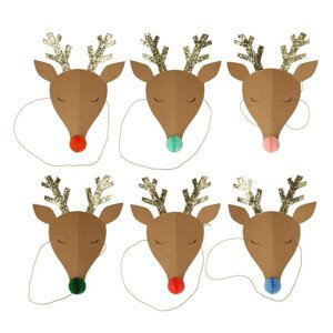 Kape za zabavu u setu od 6 kom Reindeer - Meri Meri
