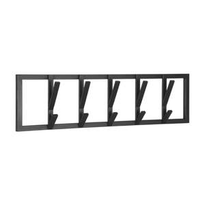Crna metalna zidna vješalica Frame – LABEL51