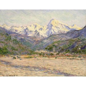 Slika reprodukcija 70x55 cm The Valley of the Nervia, Claude Monet – Fedkolor
