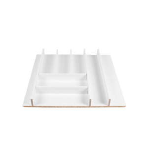 Bijeli organizator pribora 48 x 47 cm Wood Line – Elletipi