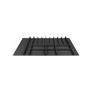 Crni organizator pribora 108 x 47 cm Wood Line – Elletipi