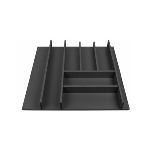 Crni organizator pribora 48 x 47 cm Wood Line – Elletipi