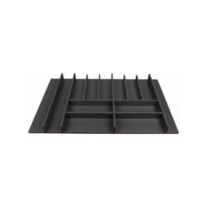 Crni organizator pribora 78 x 47 cm Wood Line – Elletipi