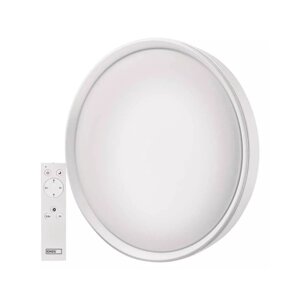 Bijela LED stropna svjetiljka s daljinskim upravljačem Ilvi – EMOS